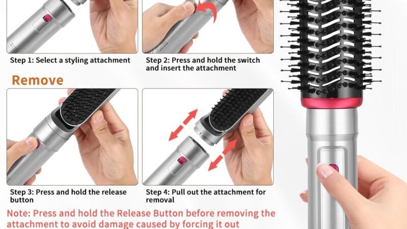 Escova Secador de Cabelo Air Styler 6 em 1: A Revolução nos Penteados