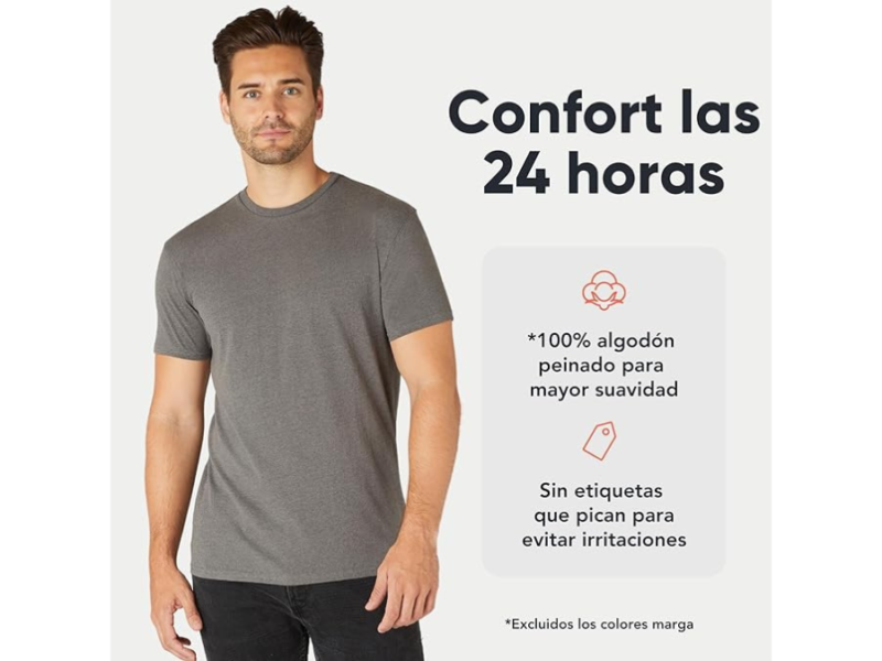 T-Shirt FM Londres: Conforto e Estilo em Pacotes de 3 ou 5 para Homens