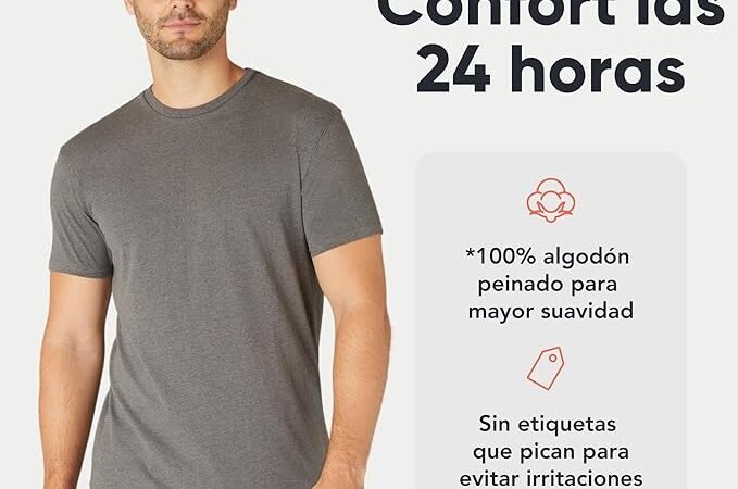 T-Shirt FM Londres: Conforto e Estilo em Pacotes de 3 ou 5 para Homens