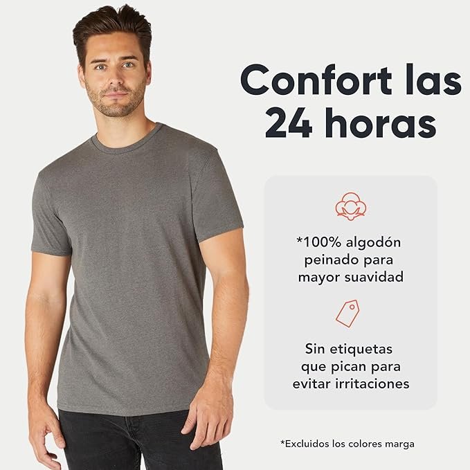 T-Shirt FM Londres: Conforto e Estilo em Pacotes de 3 ou 5 para Homens