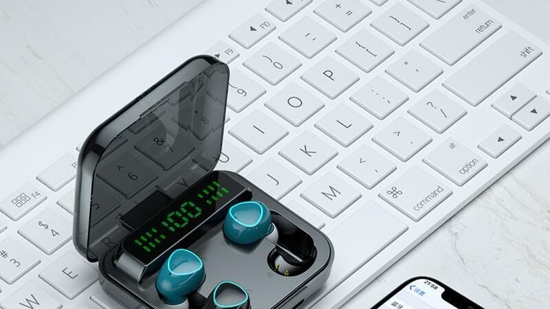 Auricular Bluetooth M22 Digital Indicator: Eleve Sua Experiência Auditiva ao Próximo Nível!