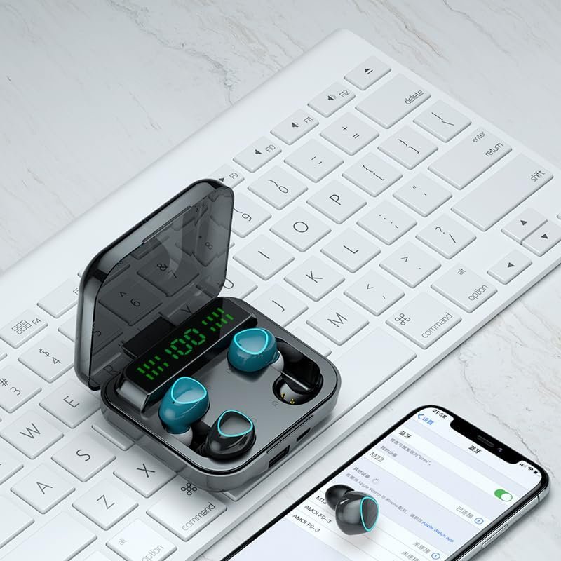 Auricular Bluetooth M22 Digital Indicator: Eleve Sua Experiência Auditiva ao Próximo Nível!