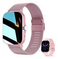 Smartwatch Elite H13 Rosa com Duas Pulseiras – Tecnologia e estilo no seu pulso